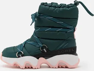Sorel Womens Kinetic Impact Nxt Boot In Midnight Teal, Vintage Pink