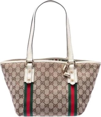 Gucci Pre-owned Tote Bags, female, Beige, Size: ONE SIZE Pre-owned Jolico Bag