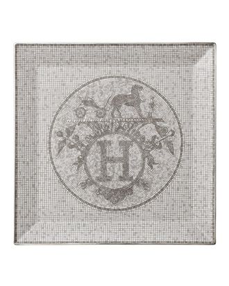 Herm&egrave;s Mosaique Au 24 Square Plate