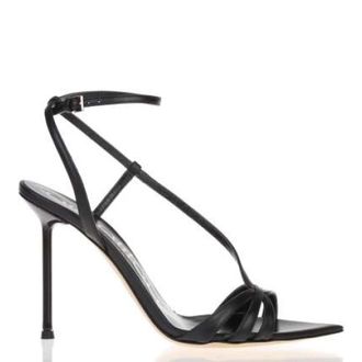 Ninalilou High Heel Sandals, female, Black, Size: 7 US Sandalo Ninalilou