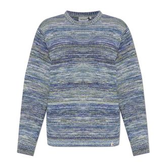 Carhartt Work in Progress Carhartt Wip, Round-neck Knitwear, male, Blue, Size: XS Keenan Sweater