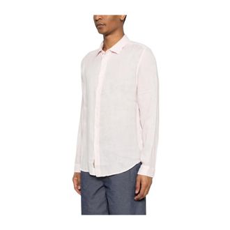 Woolrich Casual Shirts, male, Pink, Size: XL Buttoned Shirt