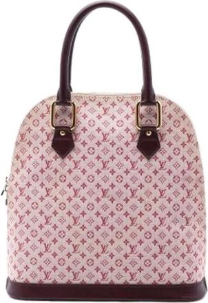 Louis Vuitton Pre-owned Handbags, female, Pink, Size: ONE SIZE Pre-owned Alma Haut Handbag