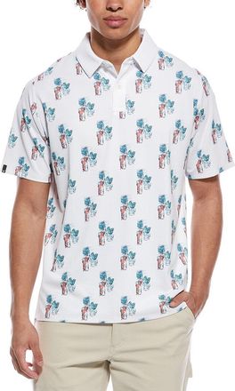 Callaway 19Th Hole Drink Print Polo Shirt