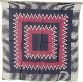 Saint Laurent Pre-owned Scarves, female, Multicolor, Size: ONE SIZE Pre-owned Silk scarves