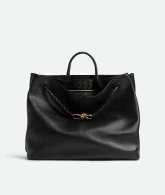 Bottega Veneta Large Andiamo - Black - Women - 100% Calfskin