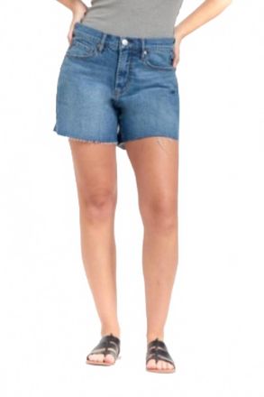 1822 Denim Womens Loose Jean Short In Blue