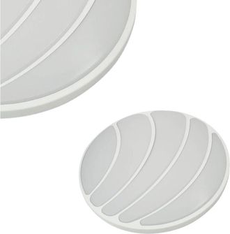 Milagro Lámpara de techo led shell white 40W Ø480 mm
