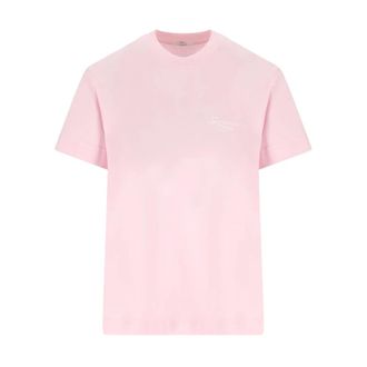 Givenchy T-Shirts, female, Pink, XS, T-shirt in cotton with Stamp print