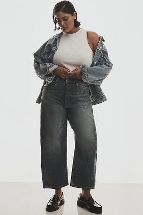 Pilcro The Kenna Mid-Rise Heritage Barrel Jeans by Pilcro