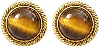 Argento Vivo Faux Tiger Eye Earrings in Gold at Nordstrom