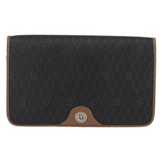 Dior Pre-owned Cross Body Bags, female, Black, Size: ONE SIZE Pre-owned Vintage Honeycomb Chain