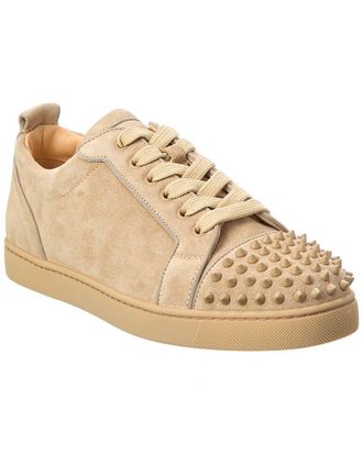Christian Louboutin Louis Junior Spikes Orlato Suede Sneaker