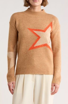 Love Token Star Sweater in Camel at Nordstrom Rack, Size X-Small