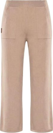 Moorer Dames, Broeken, Beige, Maat: XS Kasjmier