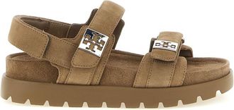 Tory Burch Beige Velcro Sandals
