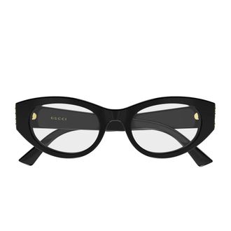 Gucci Glasses, female, Black, Size: 50 MM Gg2041O Cat-Eye Optical Frame