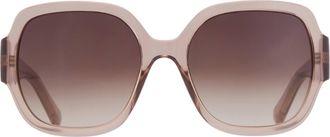 Fossil Brown Square Ladies Sunglasses FOS 3151/G/S 02T3/HA 58