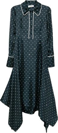 Monse Midi-jurk met detail op de rug - Blauw