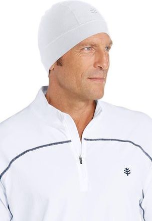 Coolibar Unisex Aqua Sun Skully Cap - UPF 50+ Sun Protection - LumaLeo in White at Nordstrom