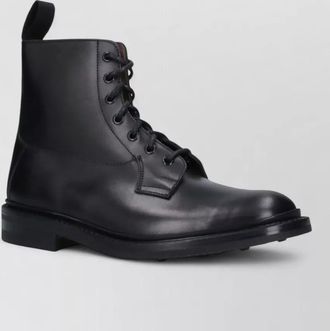 Trickers leather derby shoes