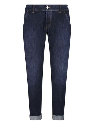 Dondup belt-loops cuffed jeans - men - Cotton - 36 - Blue