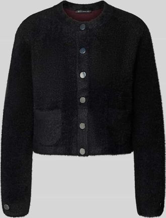 Betty Barclay Strickjacke mit Knopfleiste in Black, Größe 36