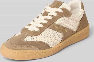 Marc O'Polo Low Top Sneaker mit Strick-Einsatz Modell COURT W 4M in Taupe, Gr&ouml;&szlig;e 36