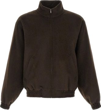 Auralee Flanellen jack - Bruin