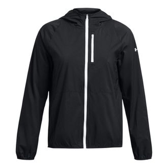 Under Armour (WMNS) Under Armour Launch Lightweight Jacket Black White 1381881-001