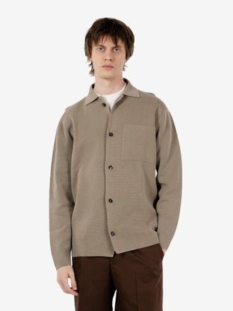 FILIPPO DE LAURENTIIS Cardigan over manica lunga marrone