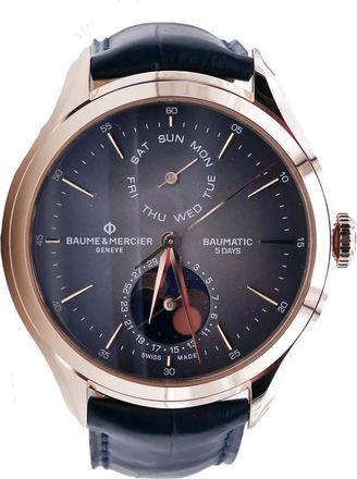 Baume & Mercier Horloges - Heren - Horloges - Blauw - ONE Size - Accessoires