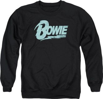 Gildan David Bowie Logo Adult Crewneck Sweatshirt