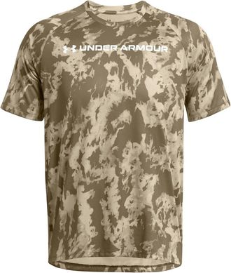 Under Armour Heren Camo Technisch Normaal T-Shirt (Kaki Groen)