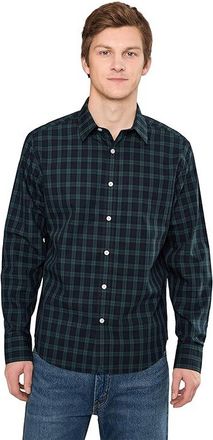 UNTUCKit Wrinkle-free Grant Shirt Mens Clothing Green : LG Regular Fit, Cotton