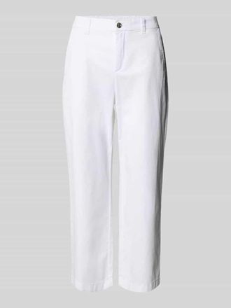 M.A.C Caprihose mit Paspeltaschen am Ges&auml;&szlig; in Weiss, Gr&ouml;&szlig;e 32