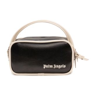 Palm Angels Handbags, female, Black, Size: ONE SIZE Classic Logo Crossbody Bag