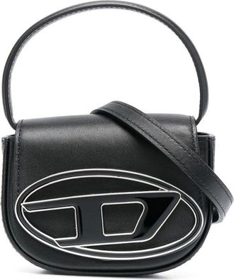 Diesel 1DR XS leather crossbody bag - women - Calf Leather - One Size - Black