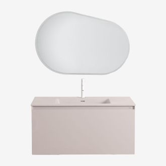 Sklum Sklum - Conjunto De Mueble De Ba&ntilde;o En Madera Con Lavabo Integrado Macrae