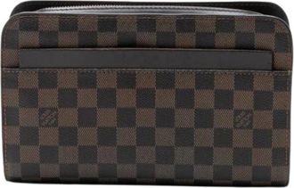 Louis Vuitton Pre-owned Clutches, female, Brown, Size: ONE SIZE Pre-owned The Saint Paul
