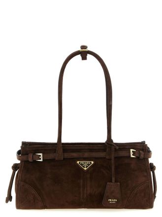 Prada Brown Bonnie Medium Shoulder Bag