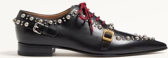 Valentino Garavani Derby Mockers In Vitello Uomo NERO 40