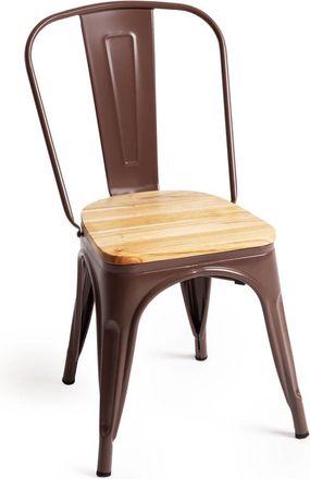 Regalos Miguel Sillas Comedor - Silla Torix Madera Natural - Marr&oacute;n