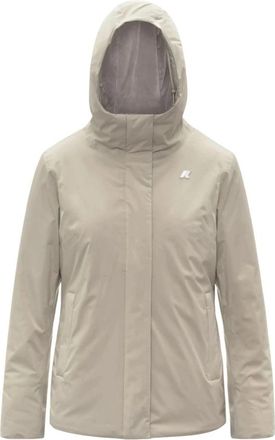 K-Way Lil Soft Touch Marmotta Jacket - Dames - Zomerjassen - Beige - XL - Polyester - Jassen