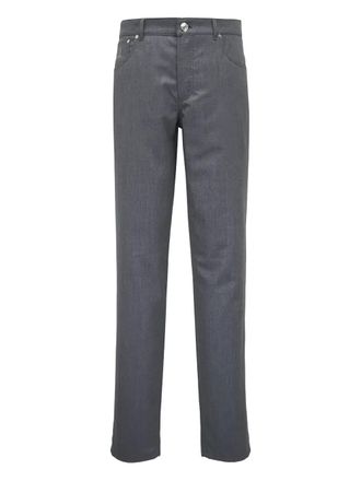 Brunello Cucinelli five-pocket trousers - men - Wool - L - Grey