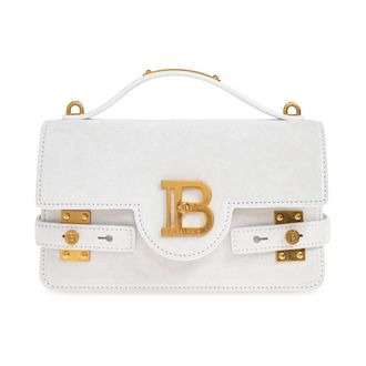 Balmain Handbags, female, White, Size: ONE SIZE B-Buzz 24 Handbag