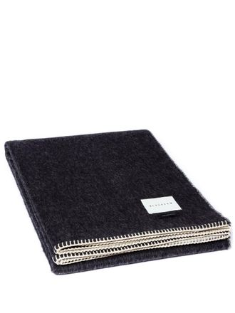 Blacksaw Black Voodoo Tiger Reversible Blanket - Unisex - Alpaca Wool