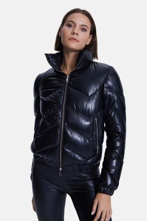 FURNIQ Octavia Leather Jacket in Black at Nordstrom, Size X-Small