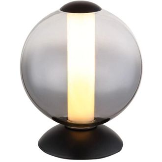 Globo Lighting Globo - lampada da tavolo - LACY - nero - vetro - Ø 18cm - LED