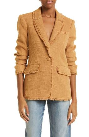 Cinq à Sept Khloe Bouclé Blazer in Sahara at Nordstrom, Size 00